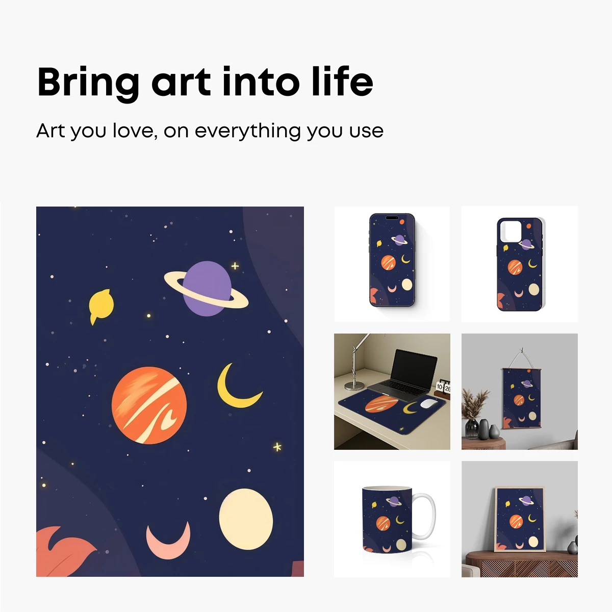 Cosmic Symphony: Planetary Dance in Night Sky - Image 2