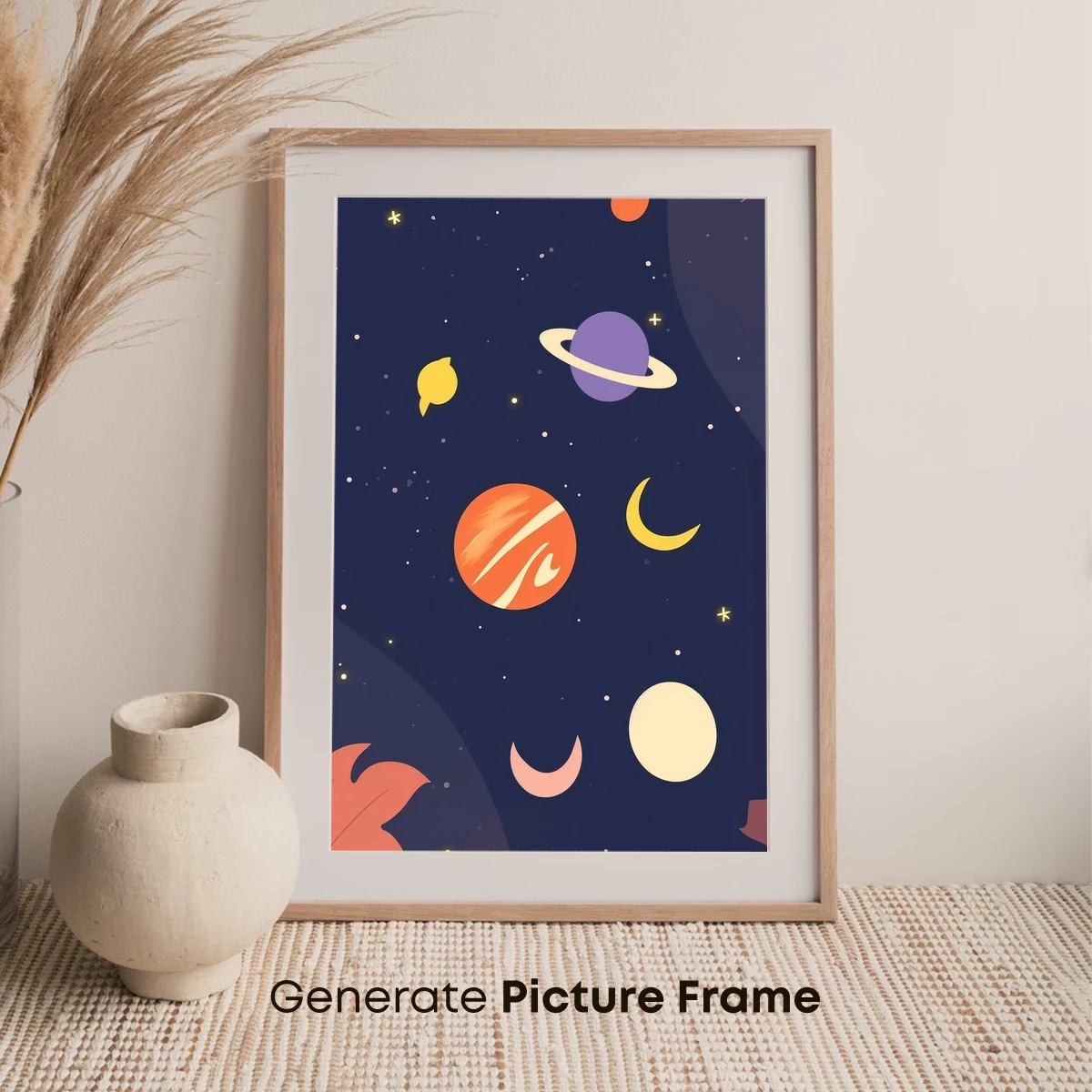 Cosmic Symphony: Planetary Dance in Night Sky - Image 7