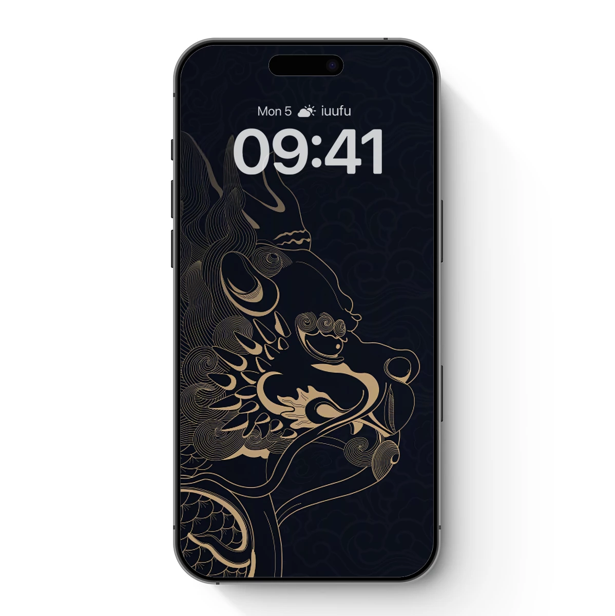 Golden Dragon's Whisper: Mythical Line Art - Image 7