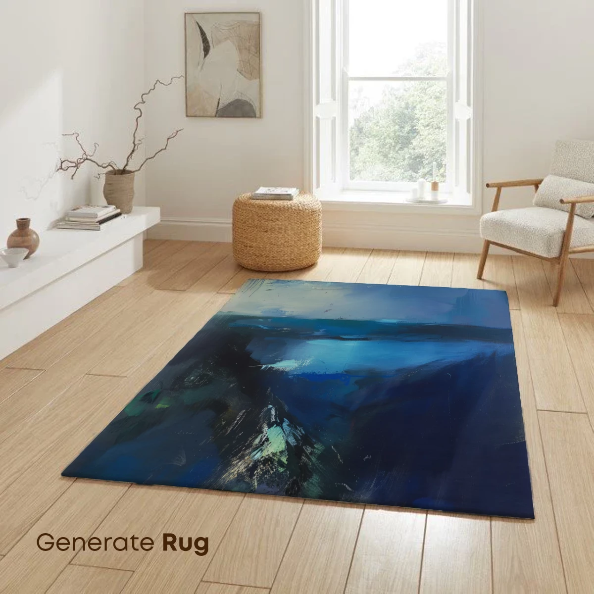 Abstract Twilight Symphony: Blue Hues and Ethereal Light - Image 6