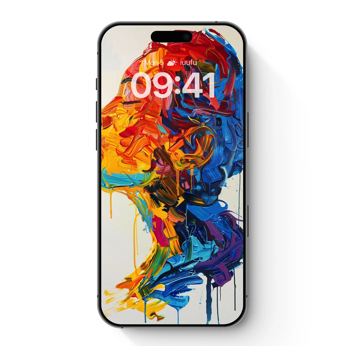 Duality of Minds: Abstract Fusion Portrait