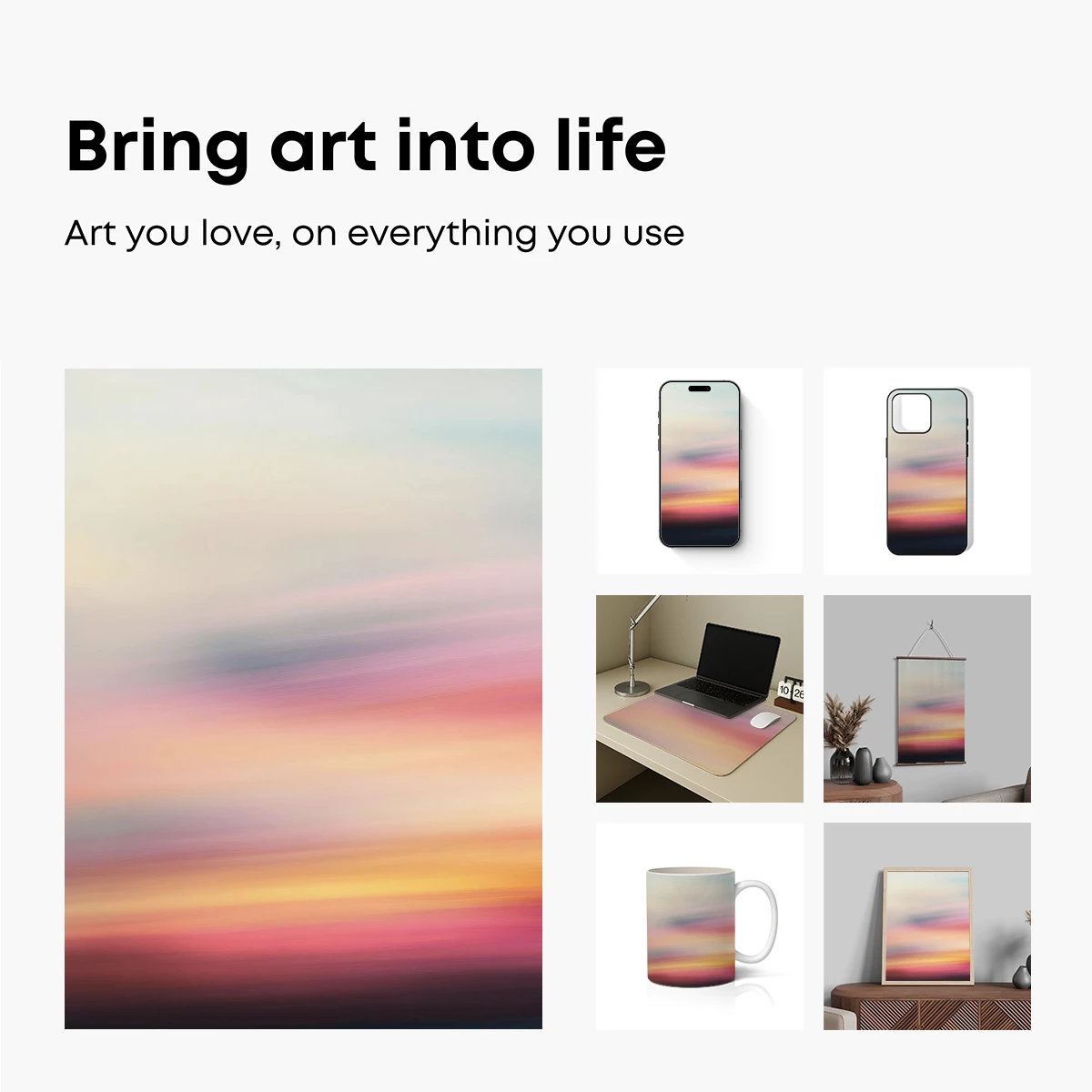 Blurred Sunset Symphony - Image 2