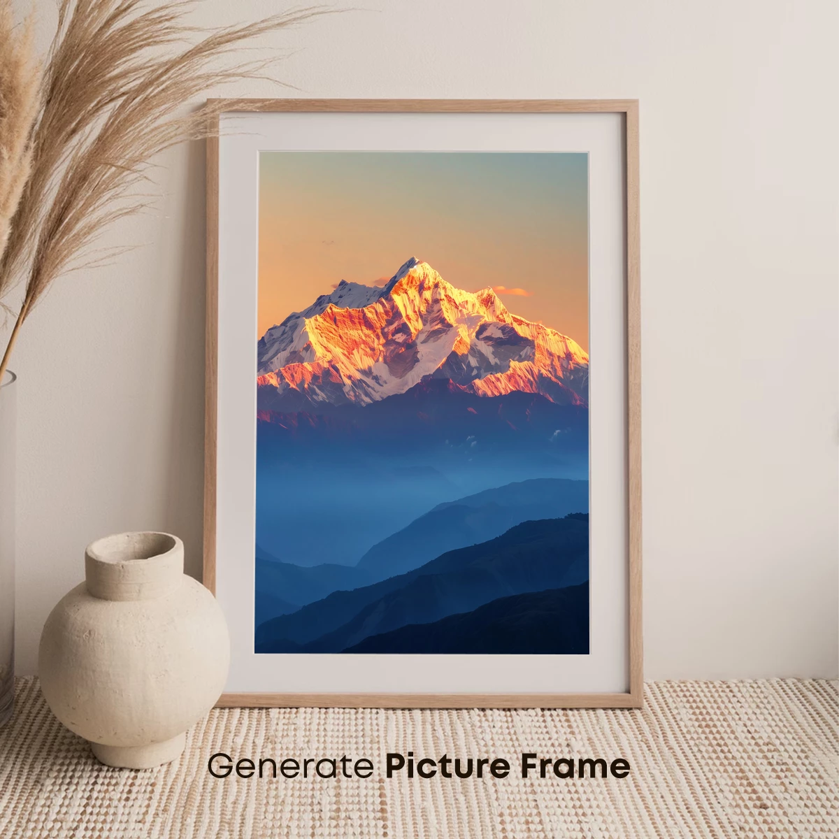 Golden Summit at Dawn: Himalayan Majesty - Image 7