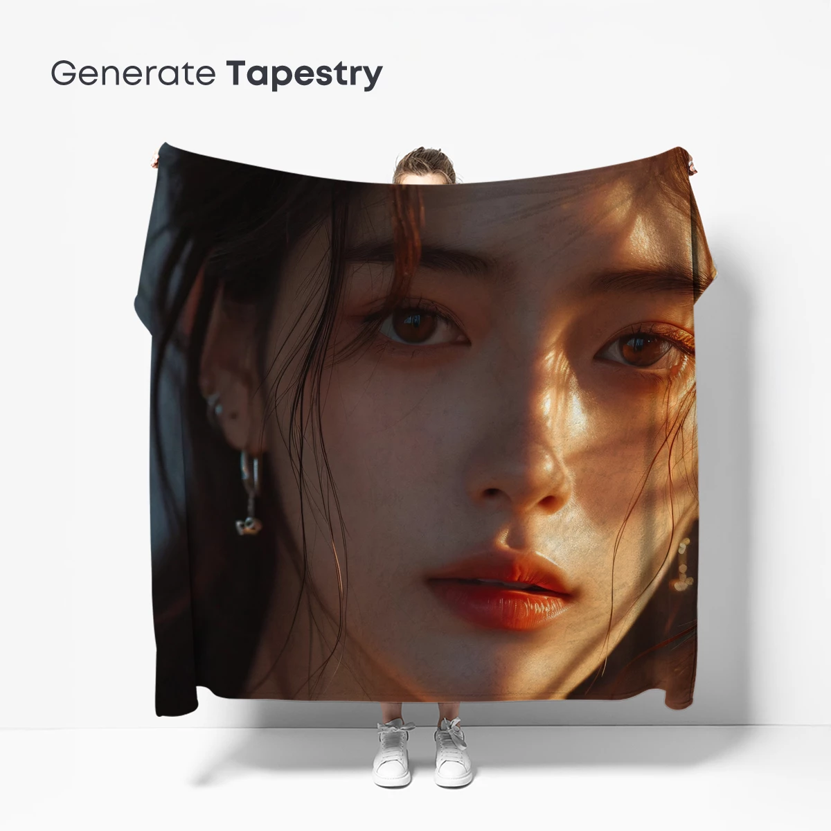 Golden Hour Serenity: Ethereal Portrait Glow - Image 5