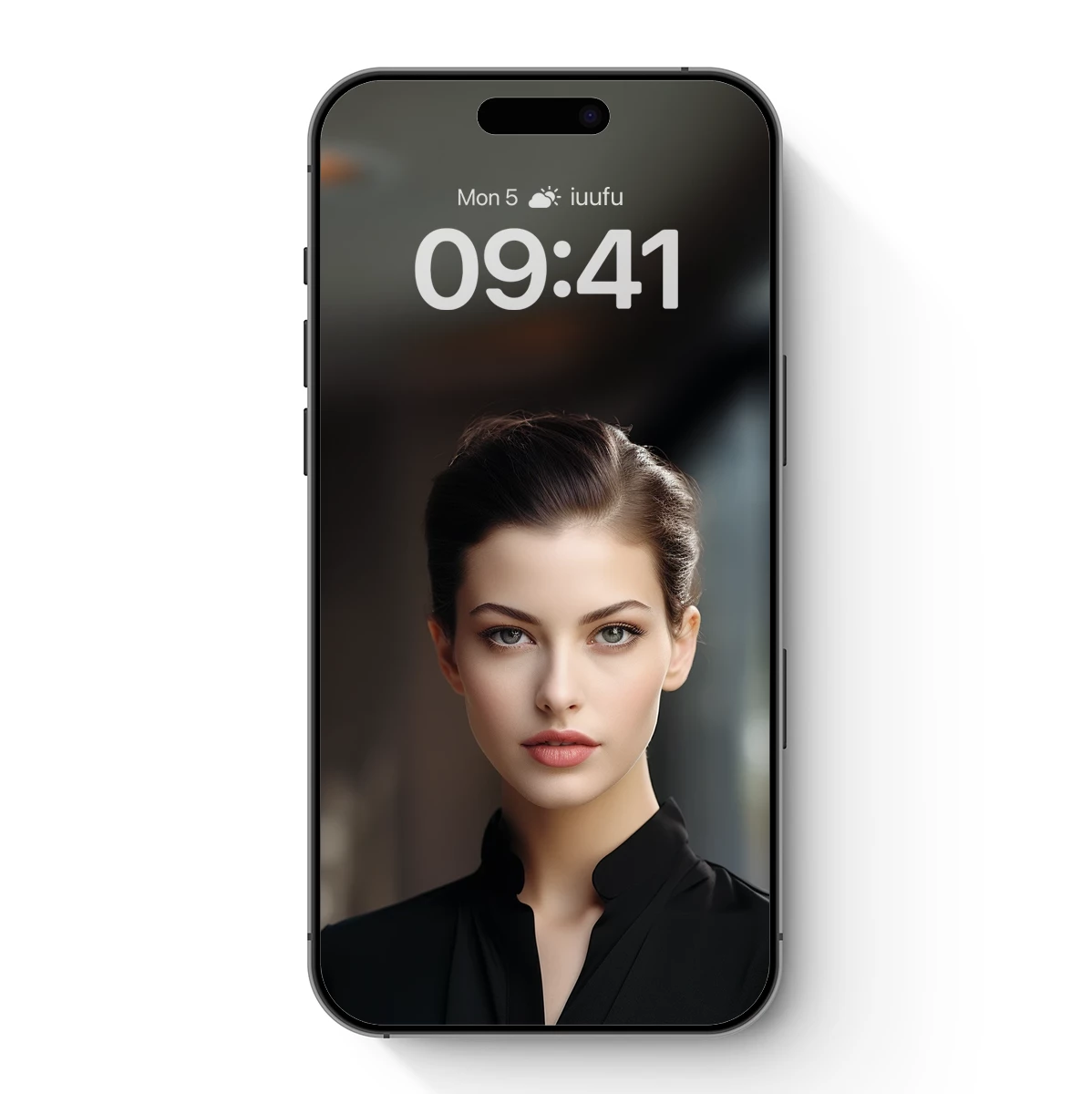 Elegant Simplicity: Monochrome Portrait