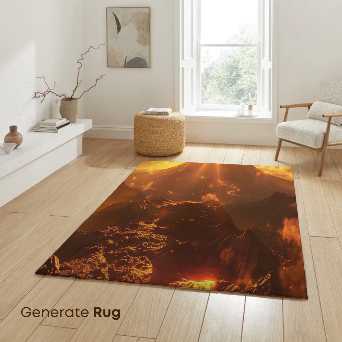 Erupting Sunset: Lava's Golden Symphony - Image 6