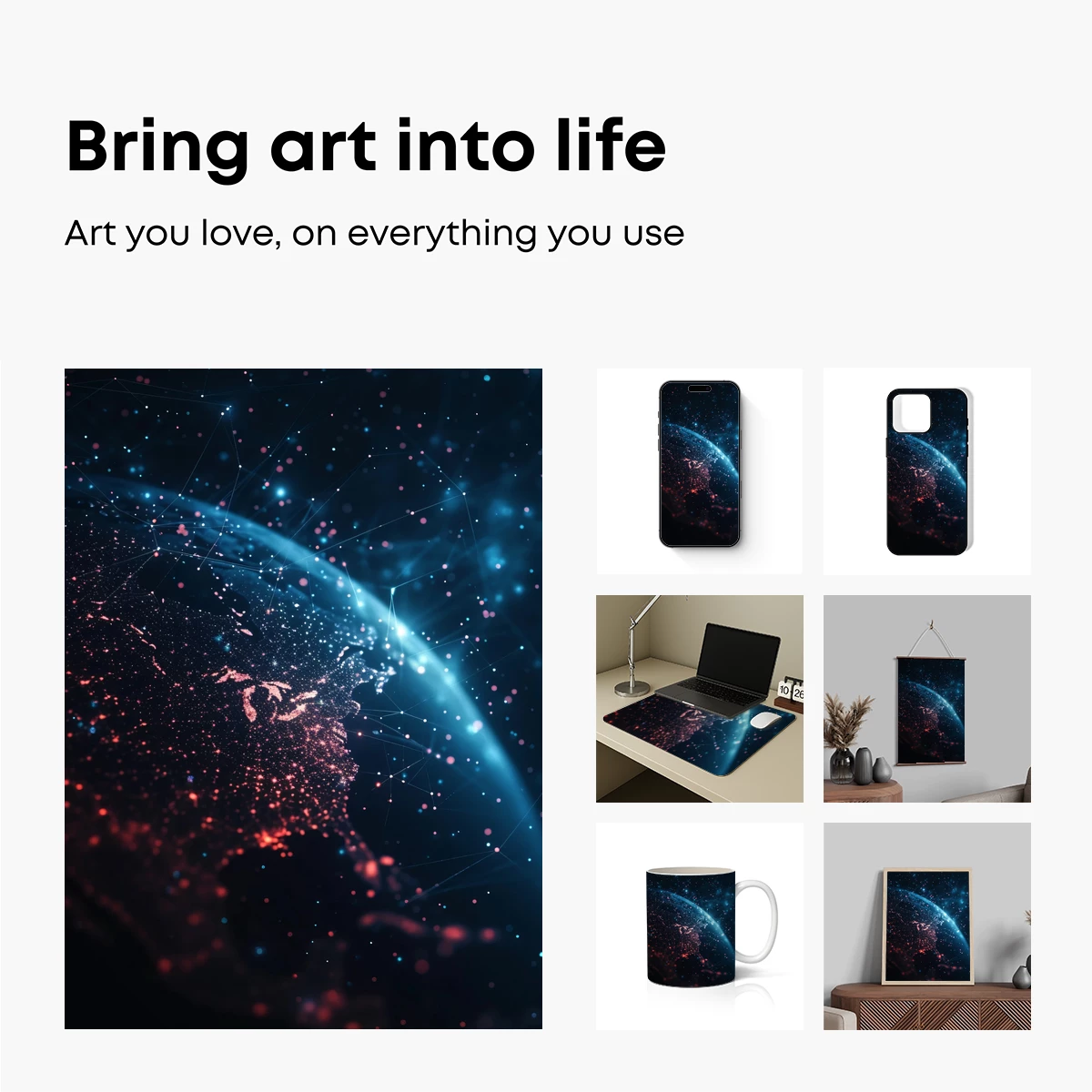 Glowing Earth: Digital Constellations - Image 2