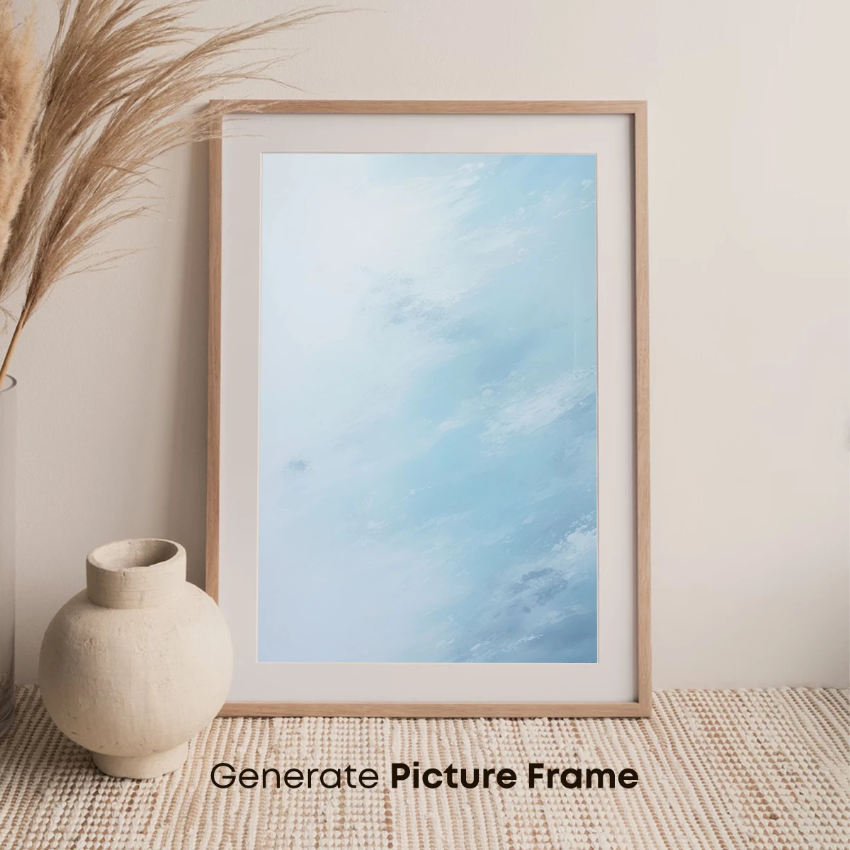 Ethereal Ocean Haze: A Watercolor Whisper - Image 7
