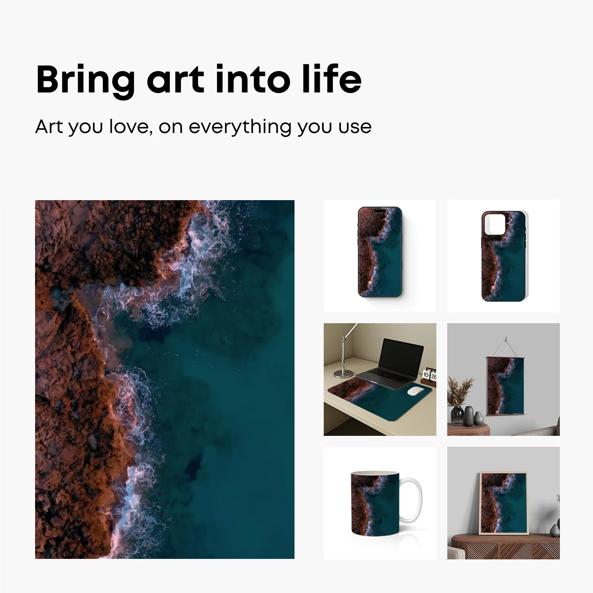 Crimson Cliffs and Turquoise Tides - Image 2