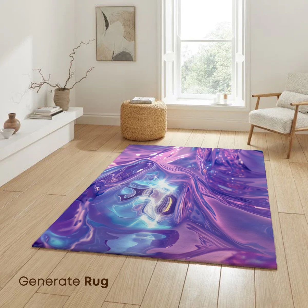 Luminous Purple Waves: A Digital Ocean Symphony - Image 6