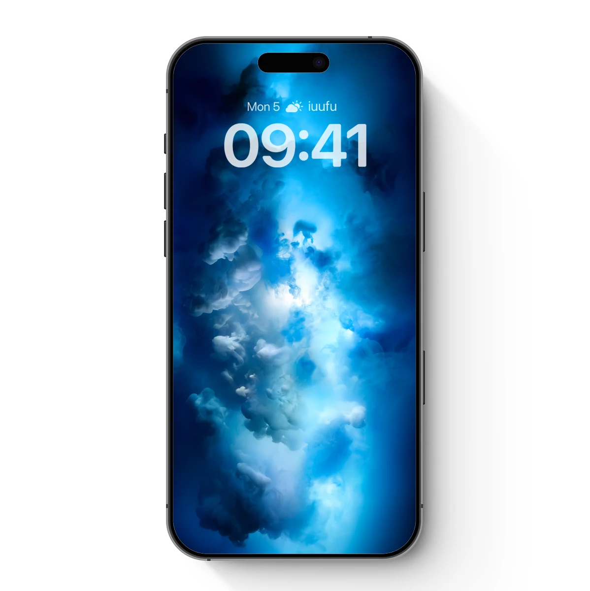 Azure Nebula: Cosmic Clouds in Ethereal Light