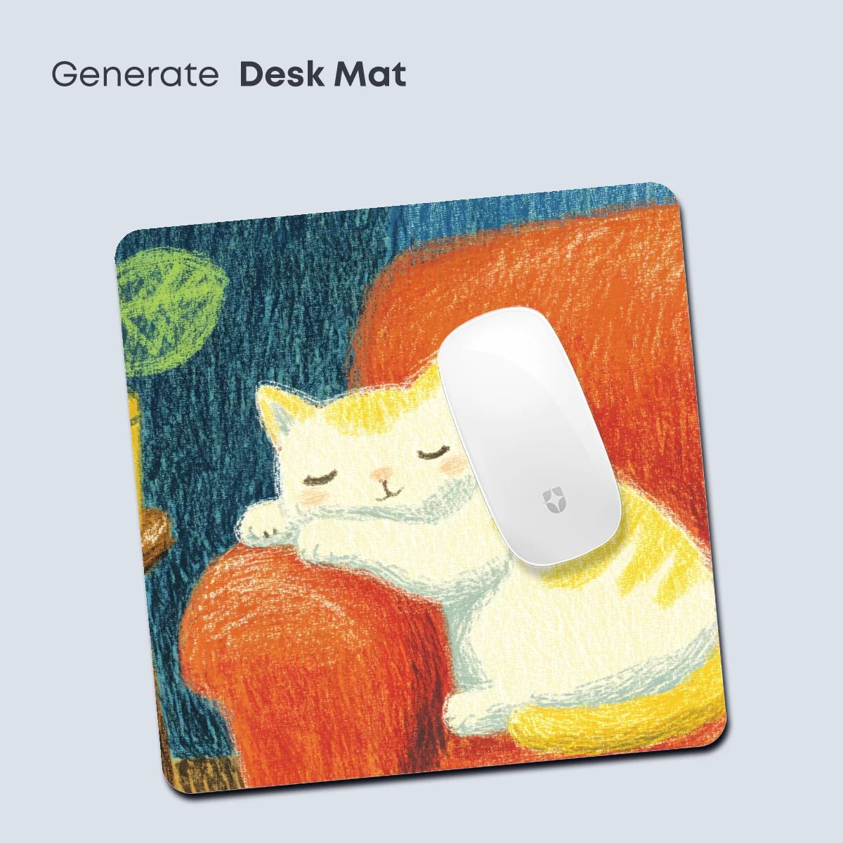 Cozy Cat Nap: Whimsical Armchair Dream - Image 4