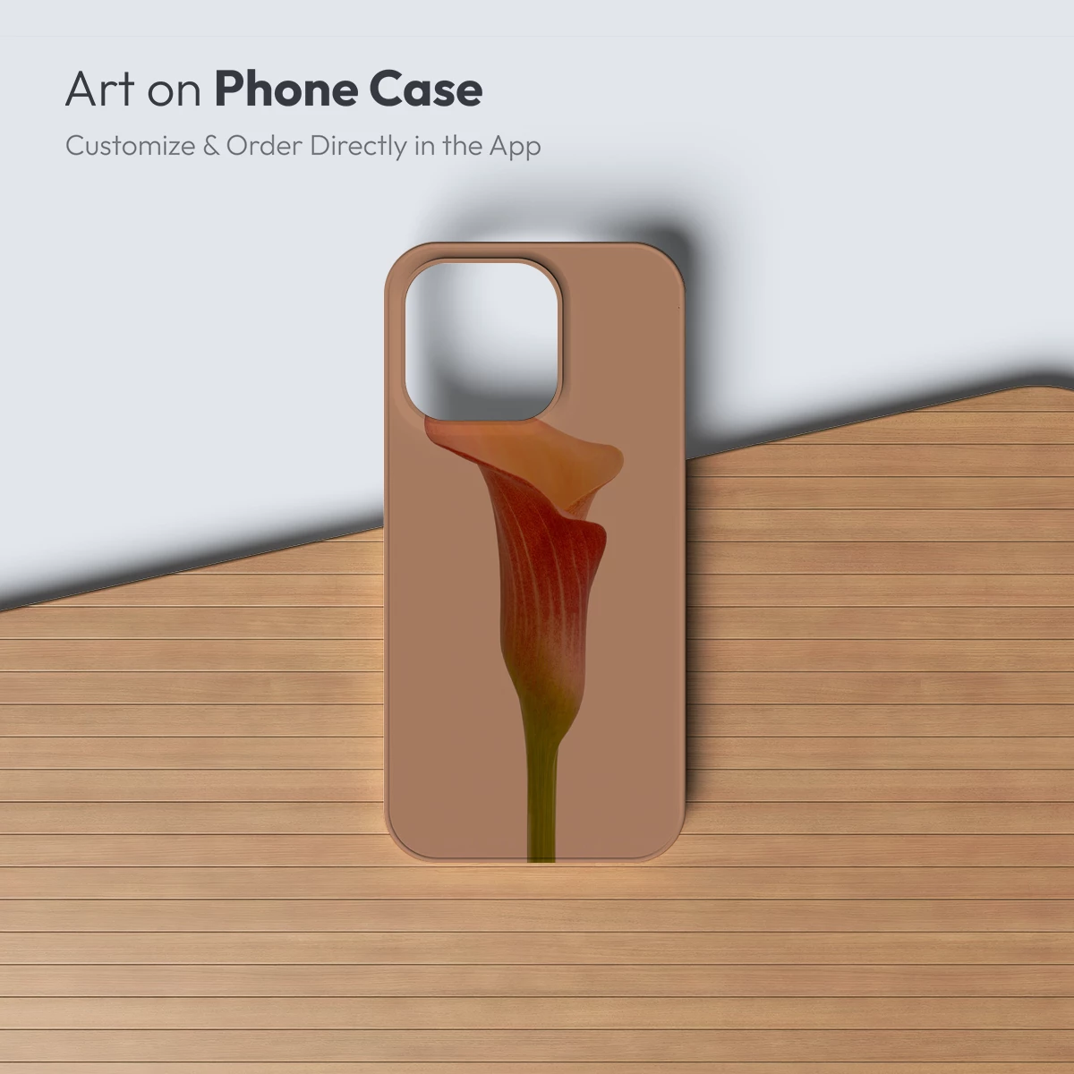 Elegant Calla Lily in Warm Tones - Image 2