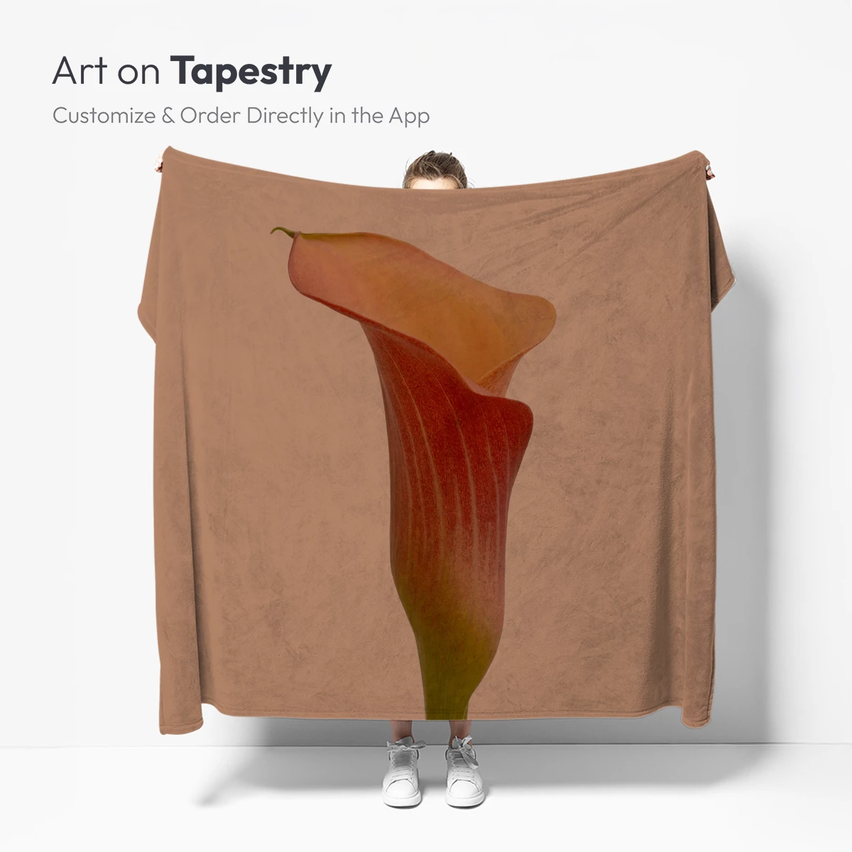 Elegant Calla Lily in Warm Tones - Image 4