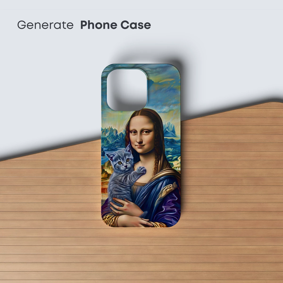 Mona Lisa's Feline Companion: A Whimsical Renaissance Blend - Image 3