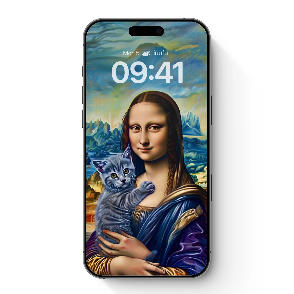 Mona Lisa’s Feline Companion: A Whimsical Renaissance Blend Mona Lisa's Feline Companion: A Whimsical Renaissance Blend