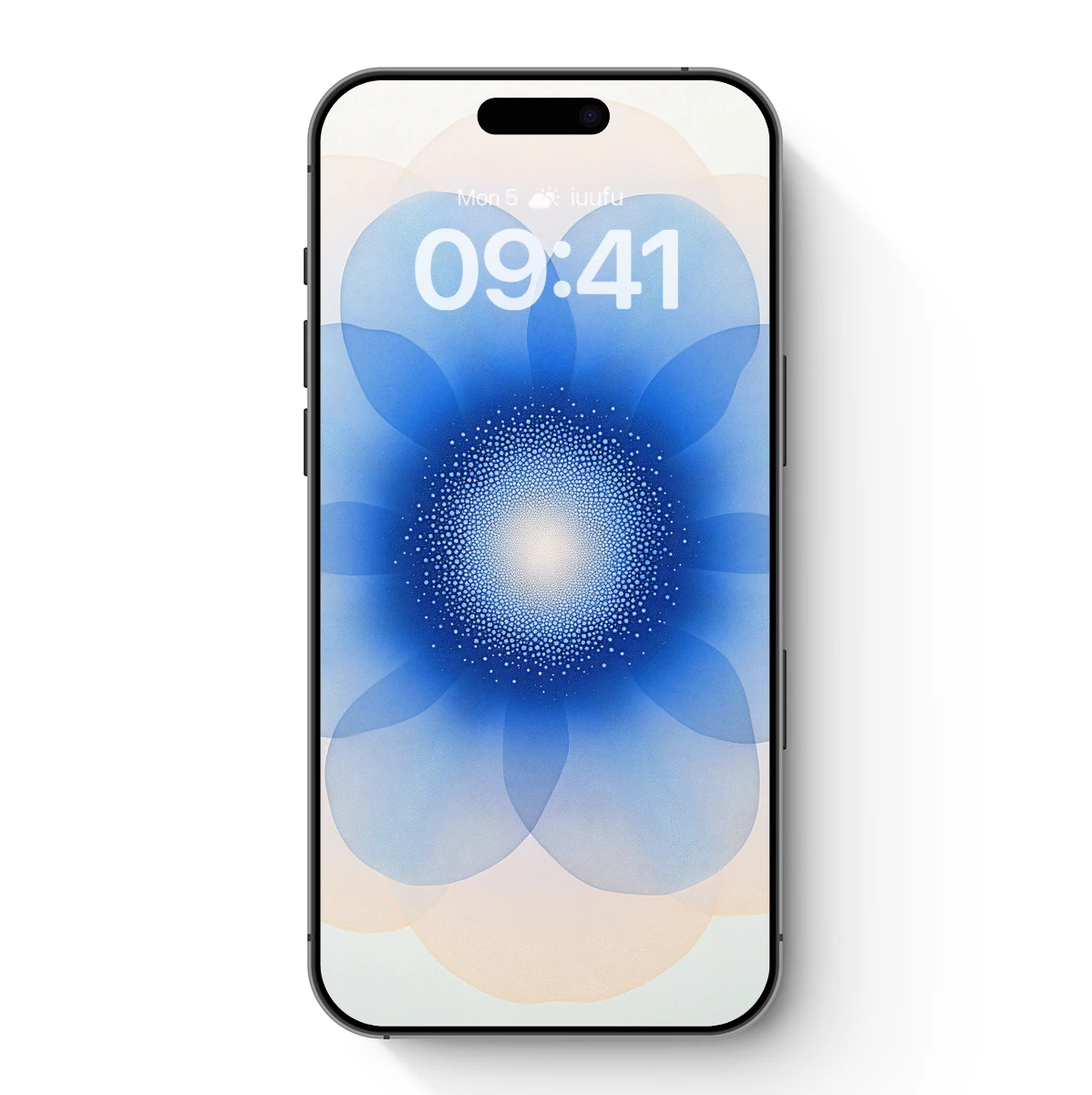 Blue Petal Symphony: Digital Floral Art