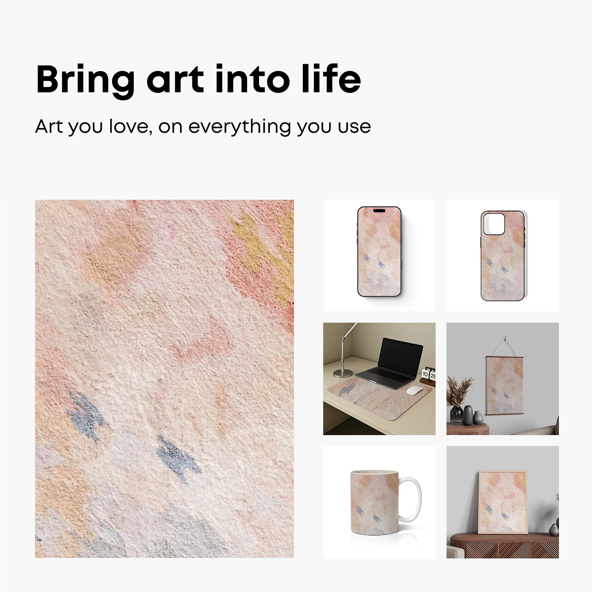 Abstract Earth Tones: Textured Canvas of Nature - Image 2