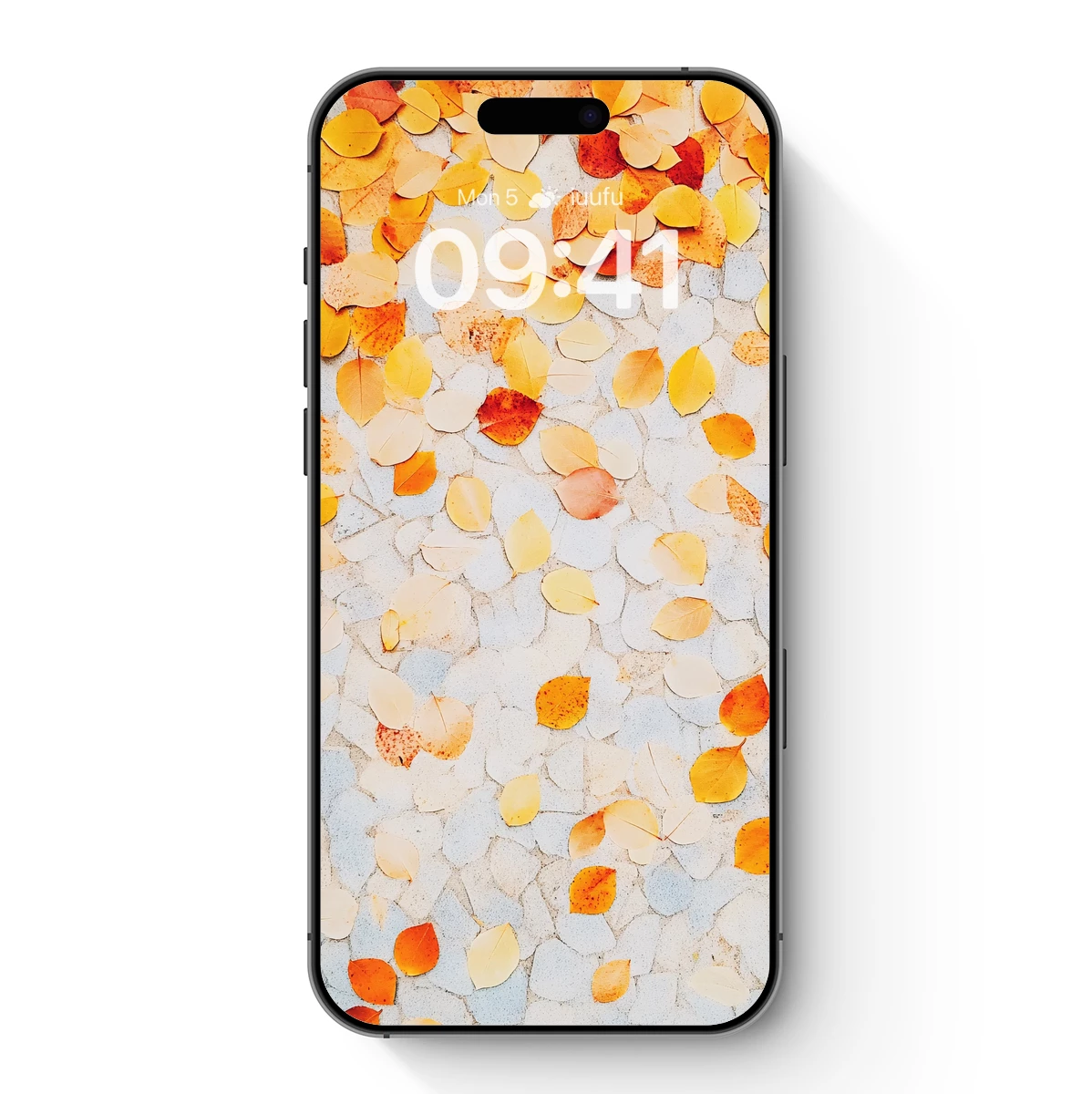 Autumn Leaves on Stone: A Textured Symphony