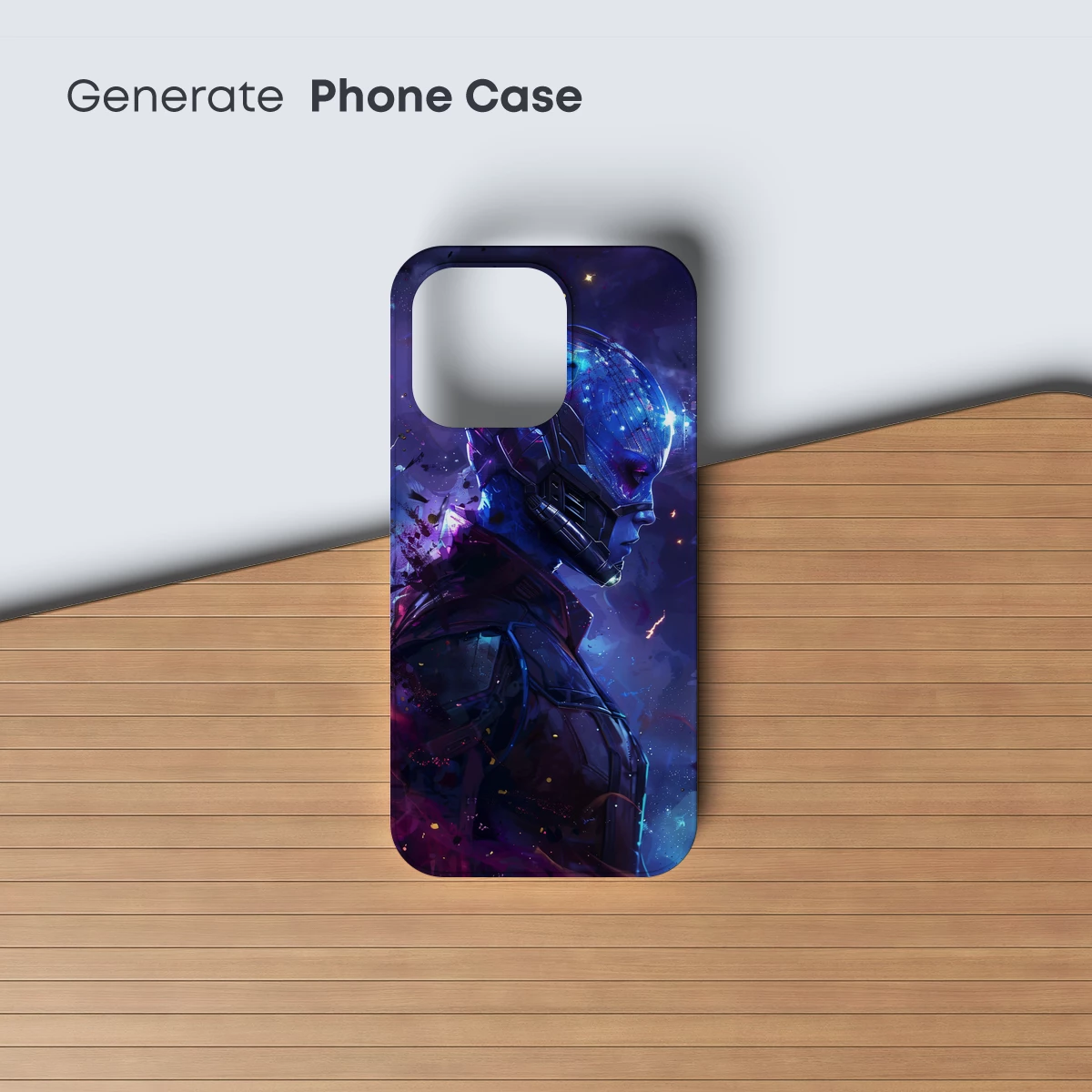 Cybernetic Visionary: Futuristic Helmet in Neon Splendor - Image 3