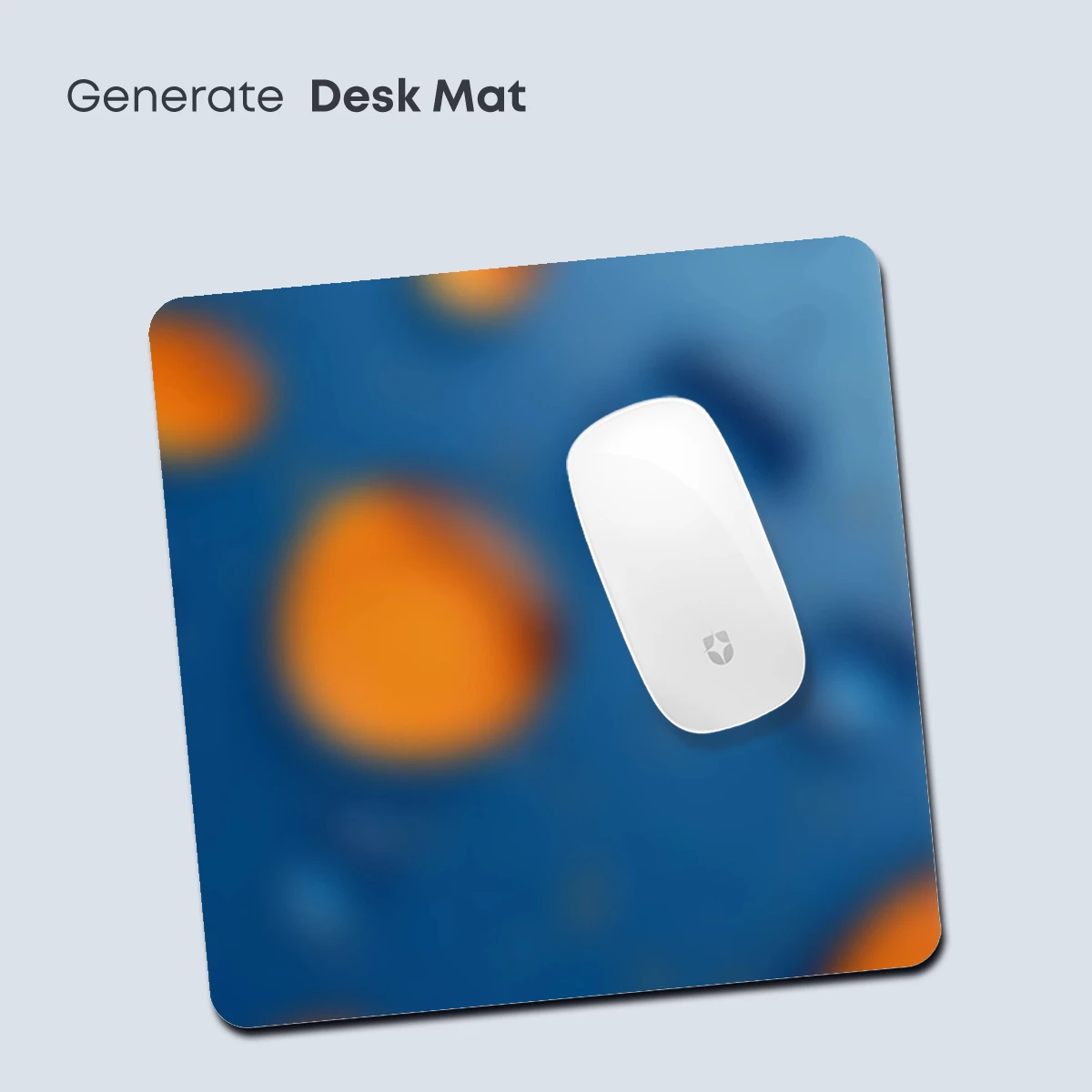 Cosmic Orange Orbs in Blue Abyss - Image 4