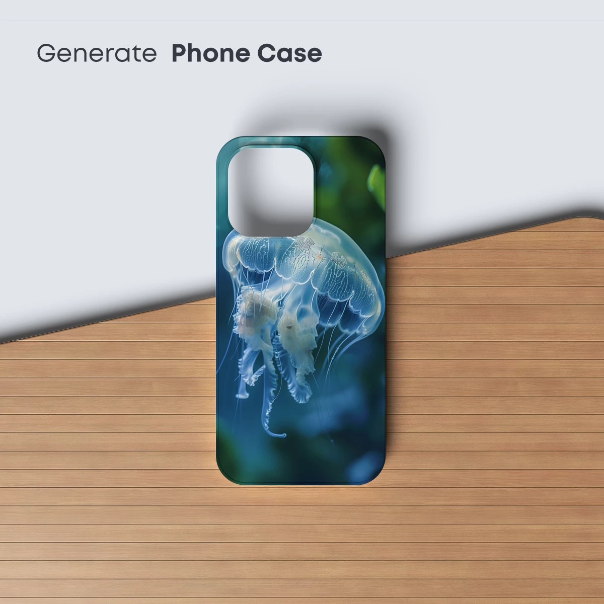 Ethereal Jellyfish: Oceanic Ballet in Blue - Image 3