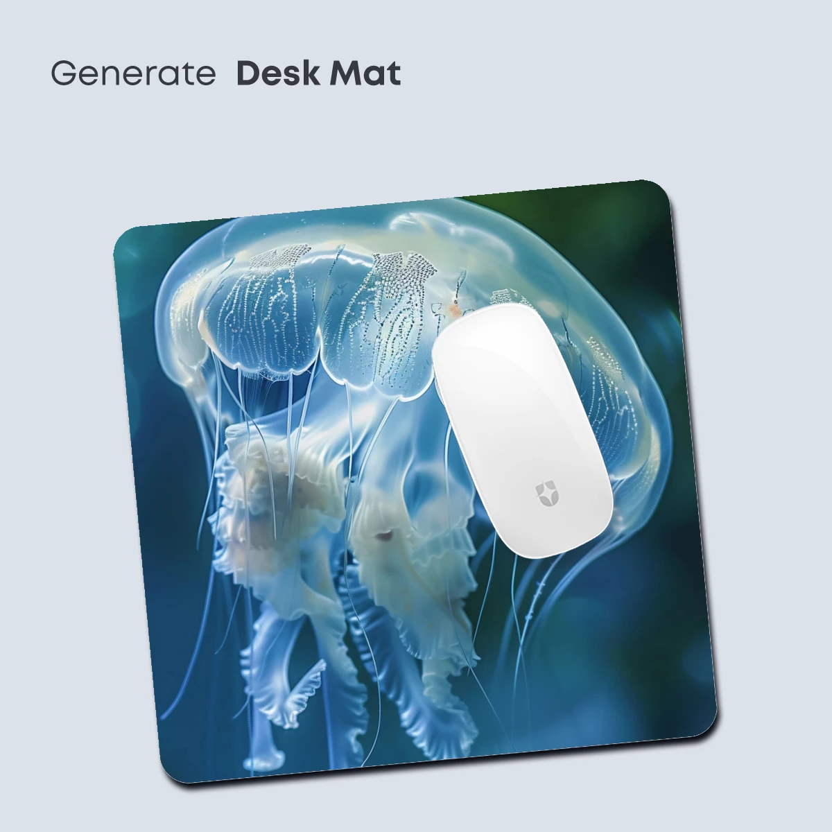 Ethereal Jellyfish: Oceanic Ballet in Blue - Image 4