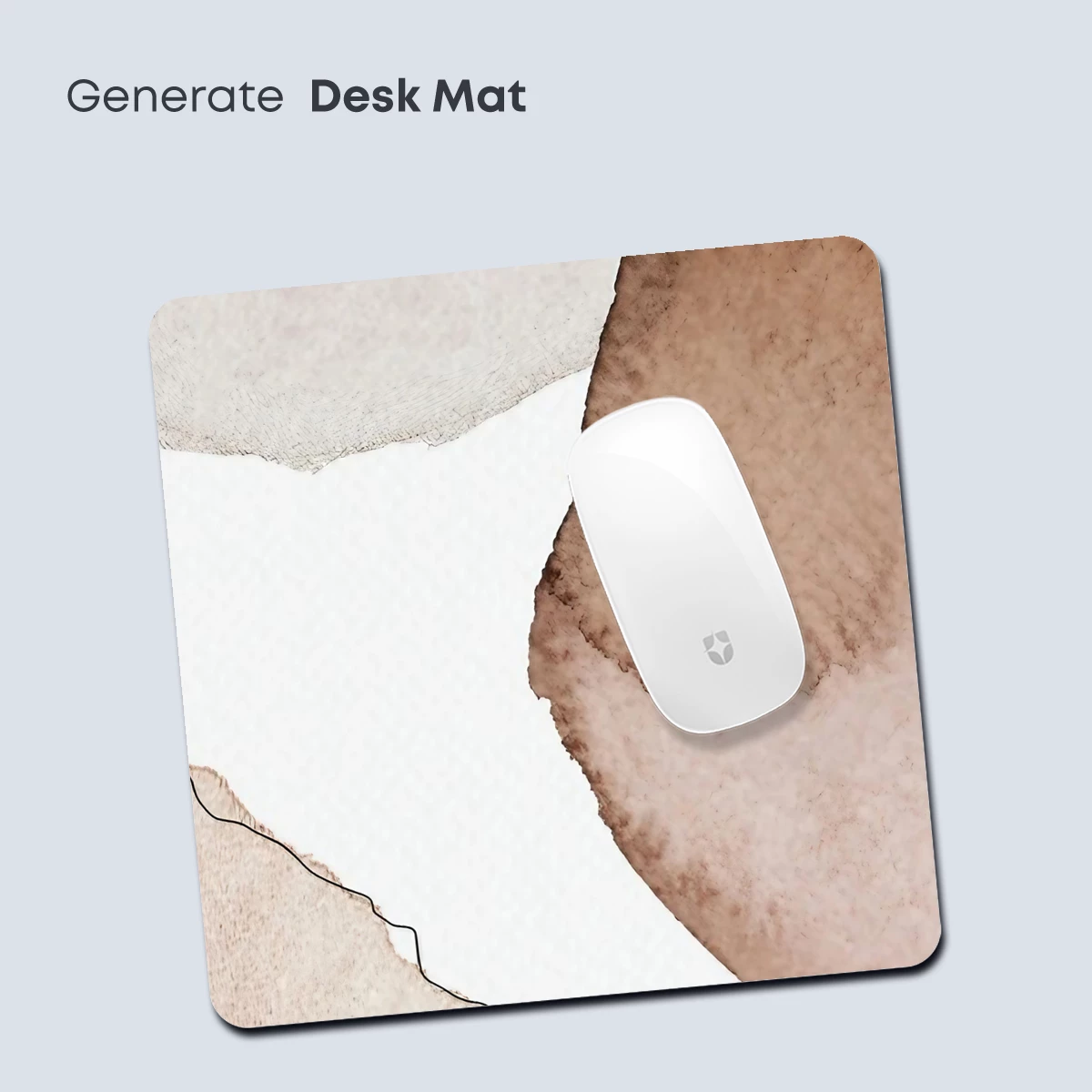 Abstract Watercolor Fusion: Earthy Tones and Flowing Lines - Image 4