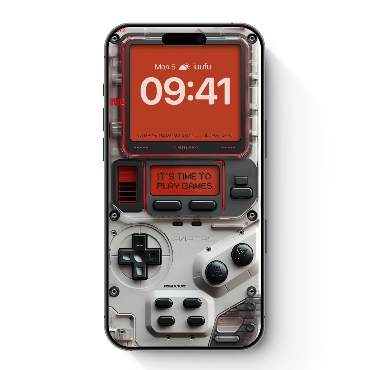 Futuristic Retro Game Console Art