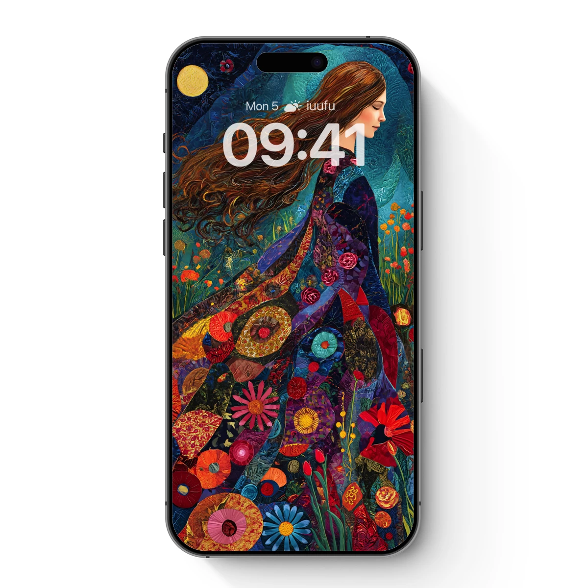 Floral Odyssey: A Quilted Dreamscape