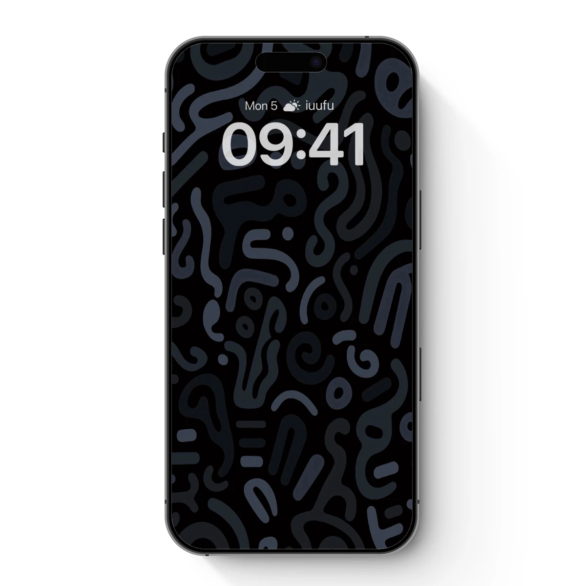 Abstract Shadow Dance: Curved Lines in Darkness