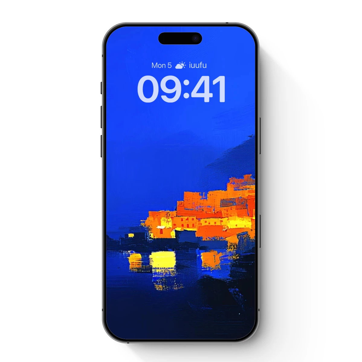 Luminous Coastal Village at Twilight