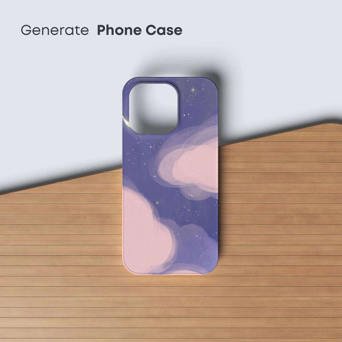 Dreamy Crescent Moon and Pastel Clouds - Image 3