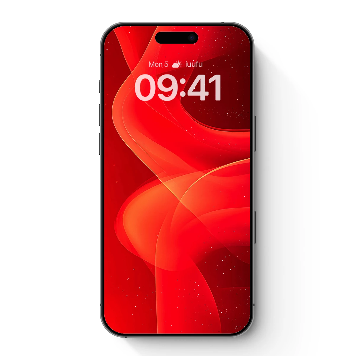 Crimson Elegance: Abstract Red Waves