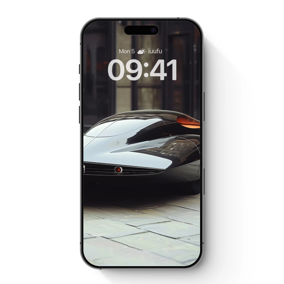 Futuristic Streamliner: Sleek Black Aerodynamic Car Futuristic Streamliner: Sleek Black Aerodynamic Car