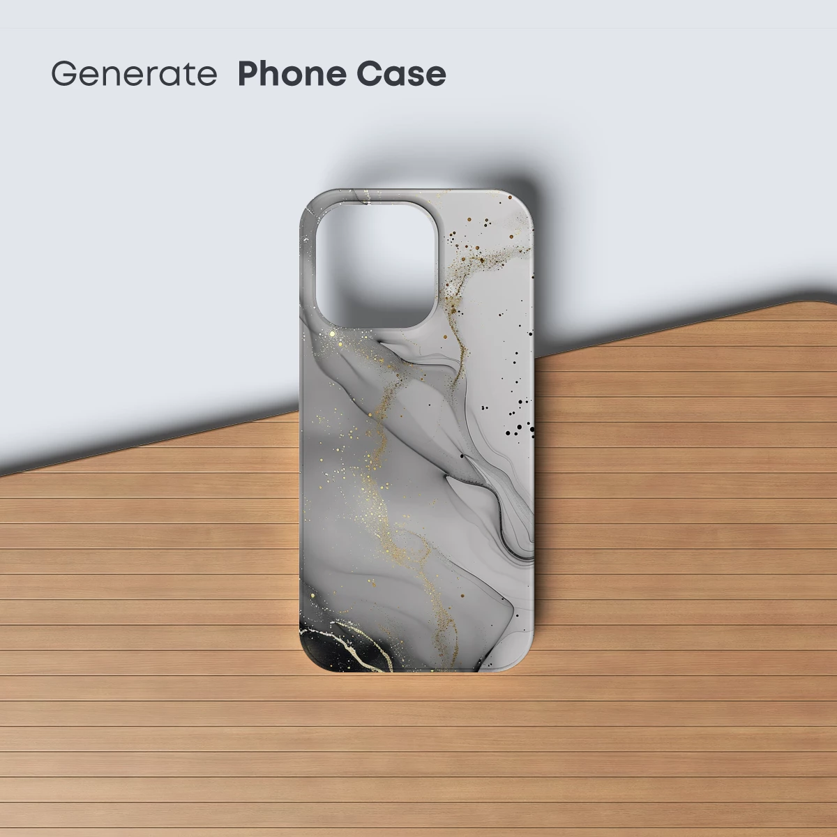 Elegant Gray Flow: Abstract Marble Artistry - Image 3