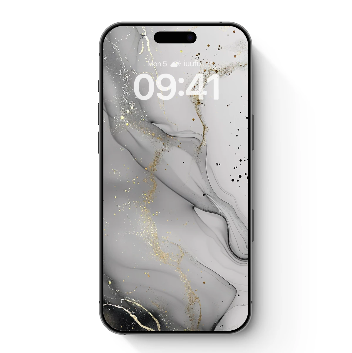 Elegant Gray Flow: Abstract Marble Artistry