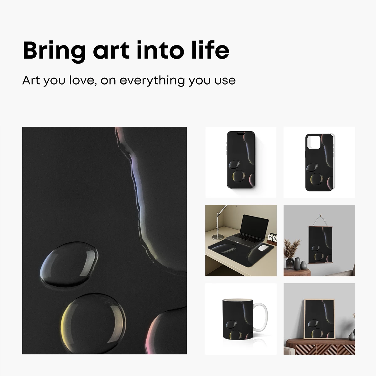 Ethereal Droplets: A Symphony of Light and Shadow - Image 2