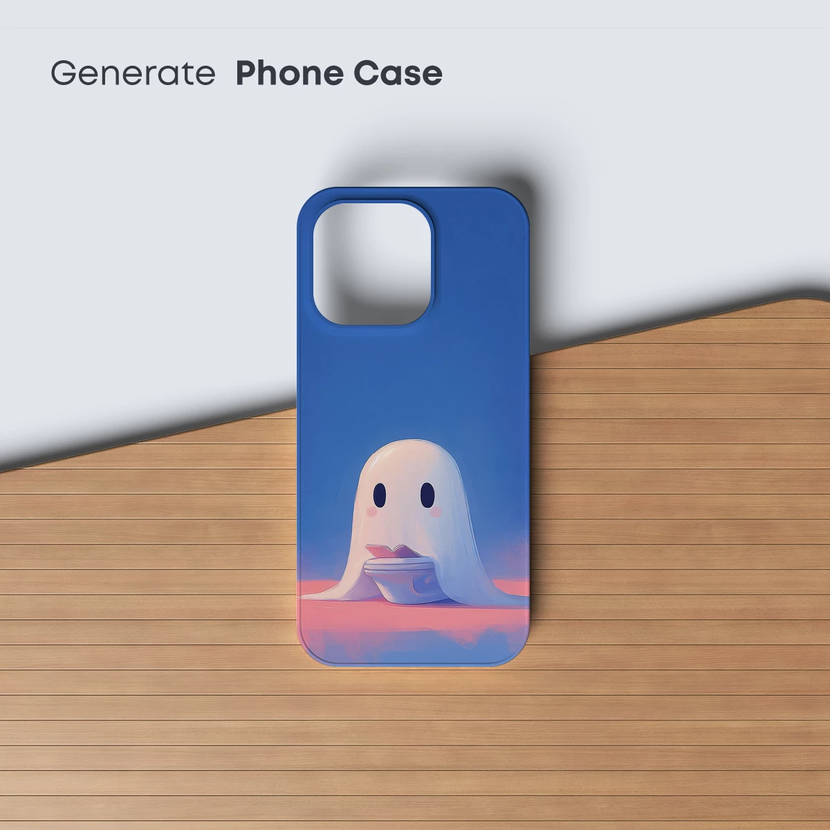 Ghostly Reader in Pastel Twilight - Image 3