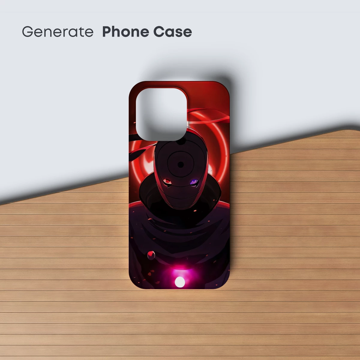 Eternal Sharingan: Mystic Warrior in Crimson Aura - Image 3