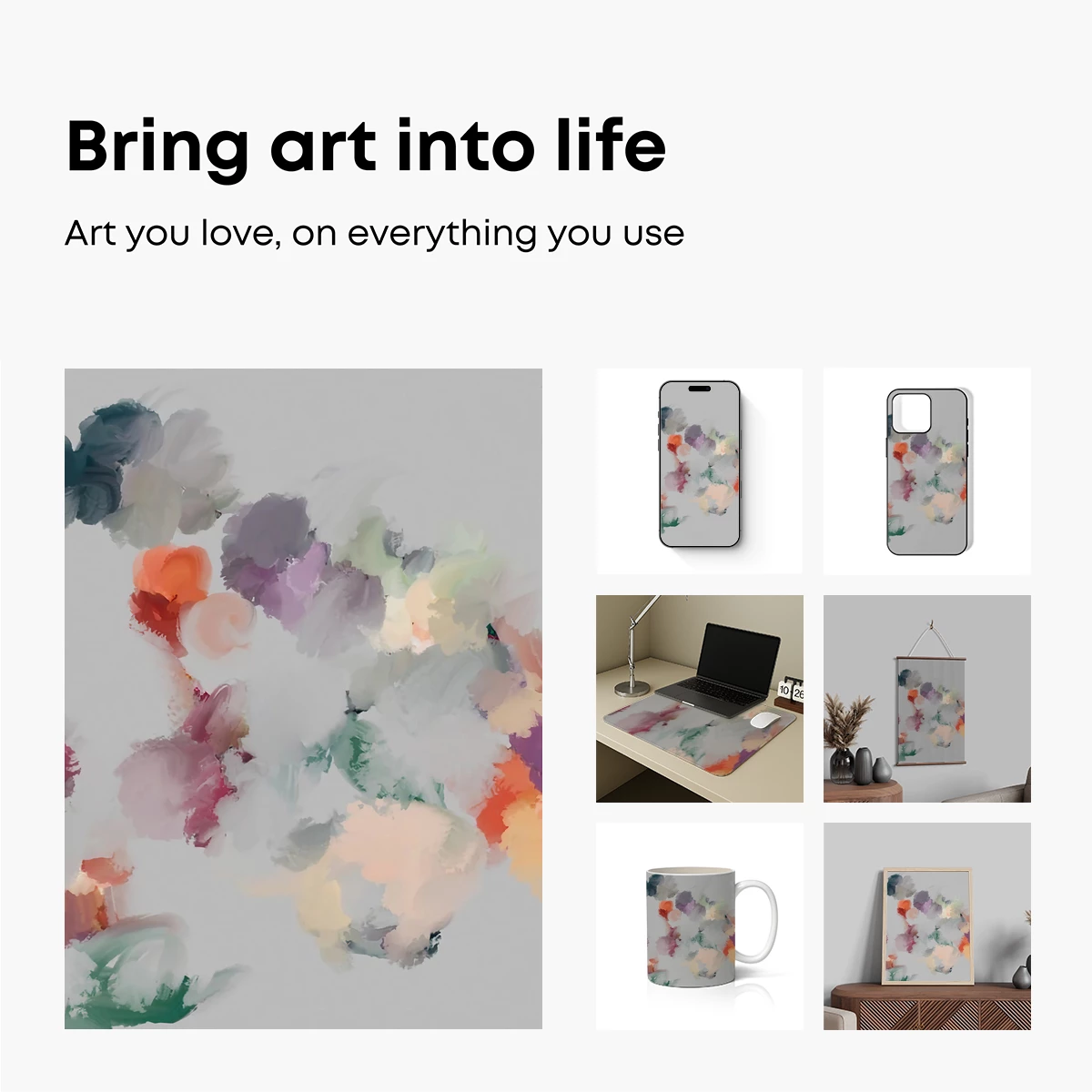 Abstract Brushstroke Symphony - Image 2