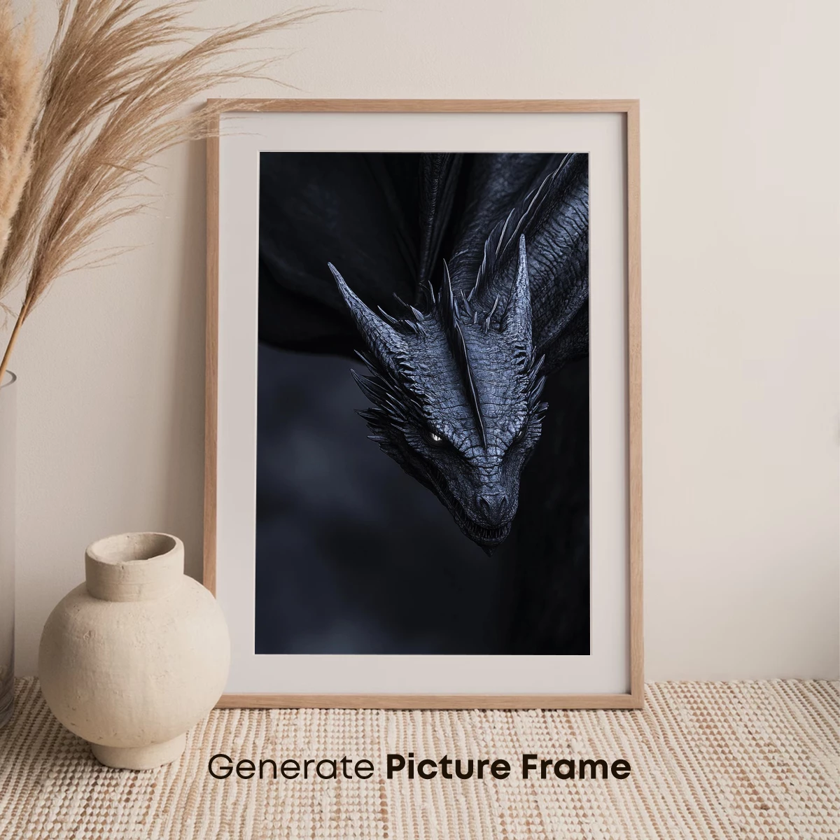 Dark Dragon's Gaze: Gothic Fantasy Artistry - Image 7