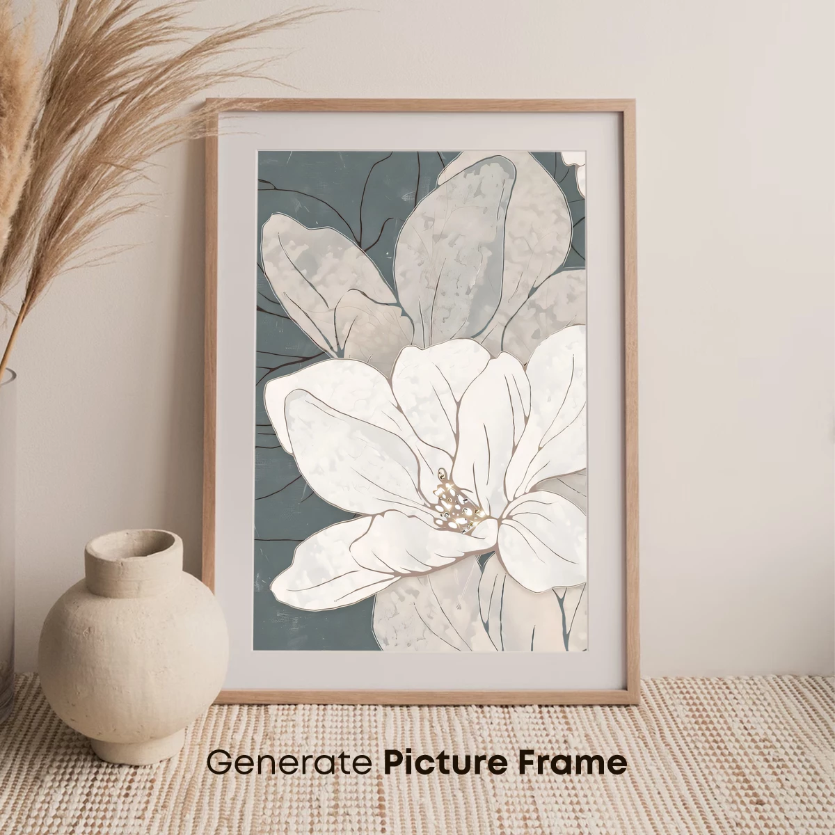 Elegant Magnolia in Monochrome Elegance - Image 7