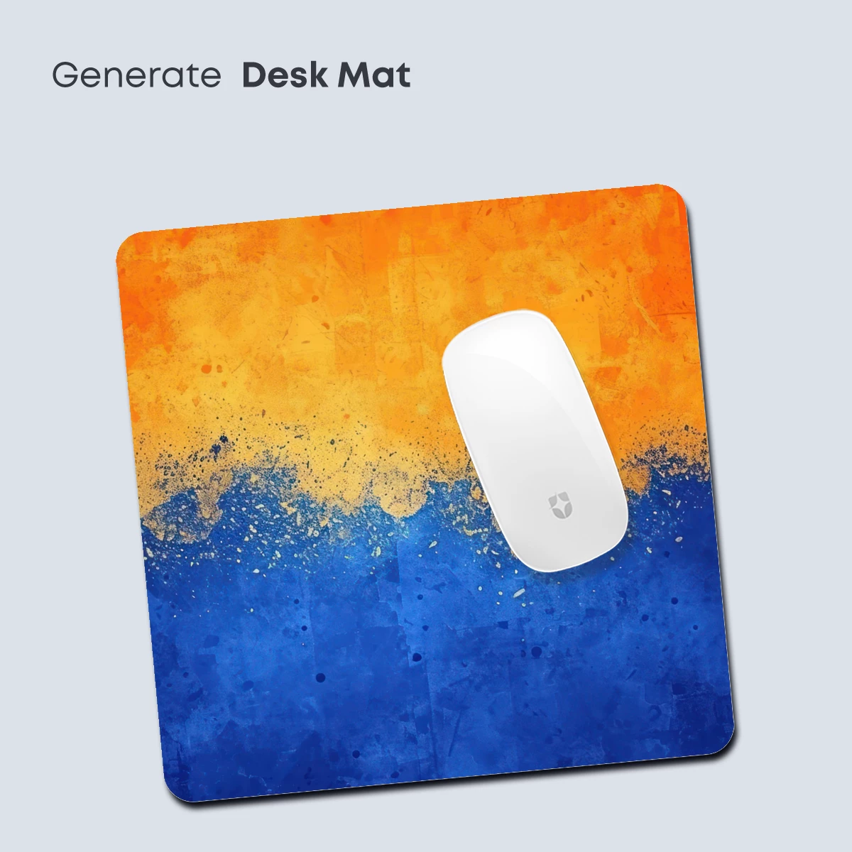 Abstract Sunset Fusion: Orange and Blue Harmony - Image 4