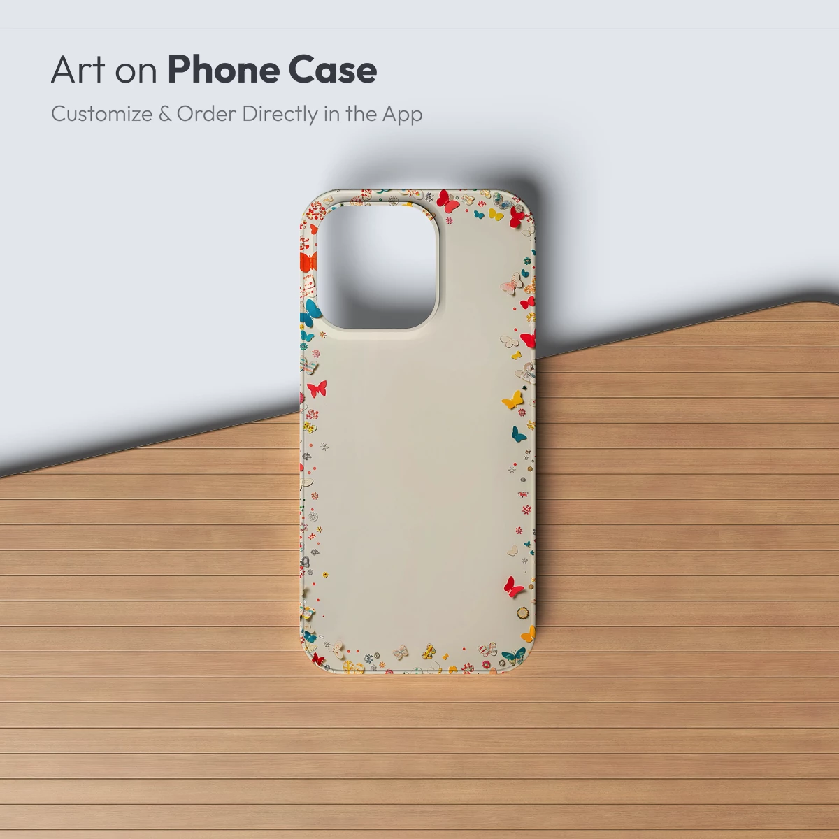 Butterfly Border Bliss: A Frame of Fluttering Colors - Image 2