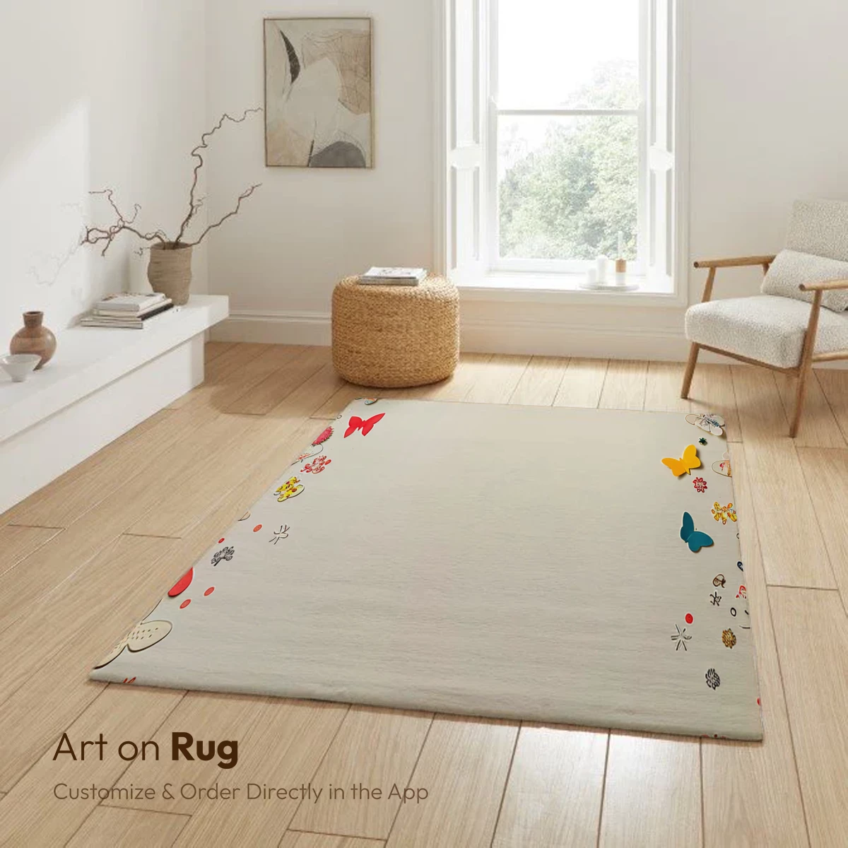 Butterfly Border Bliss: A Frame of Fluttering Colors - Image 5