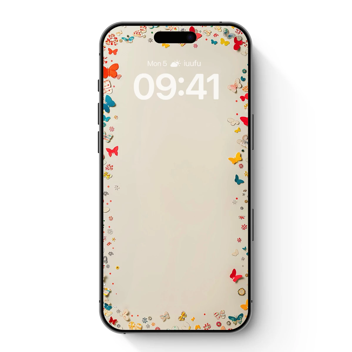 Butterfly Border Bliss: A Frame of Fluttering Colors - Image 7