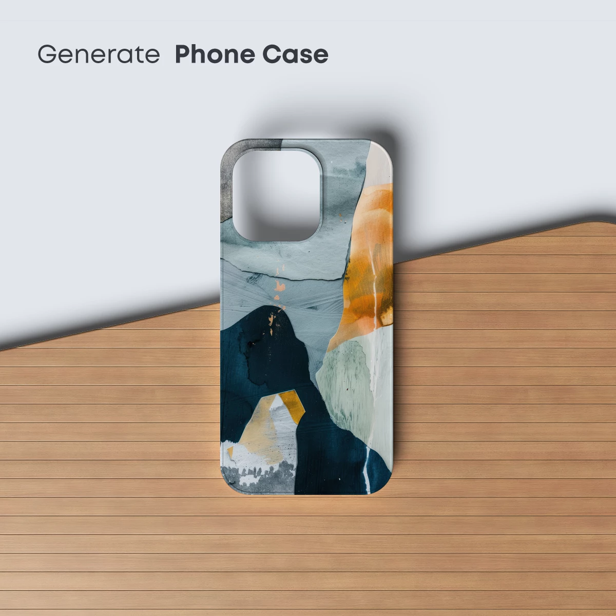 Abstract Fusion: Earthy Tones and Shadow Play - Image 3