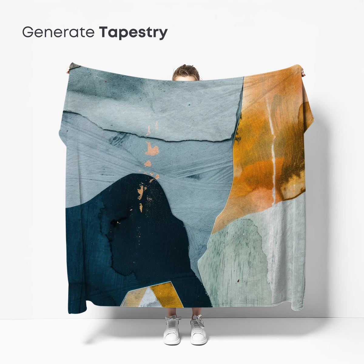 Abstract Fusion: Earthy Tones and Shadow Play - Image 5