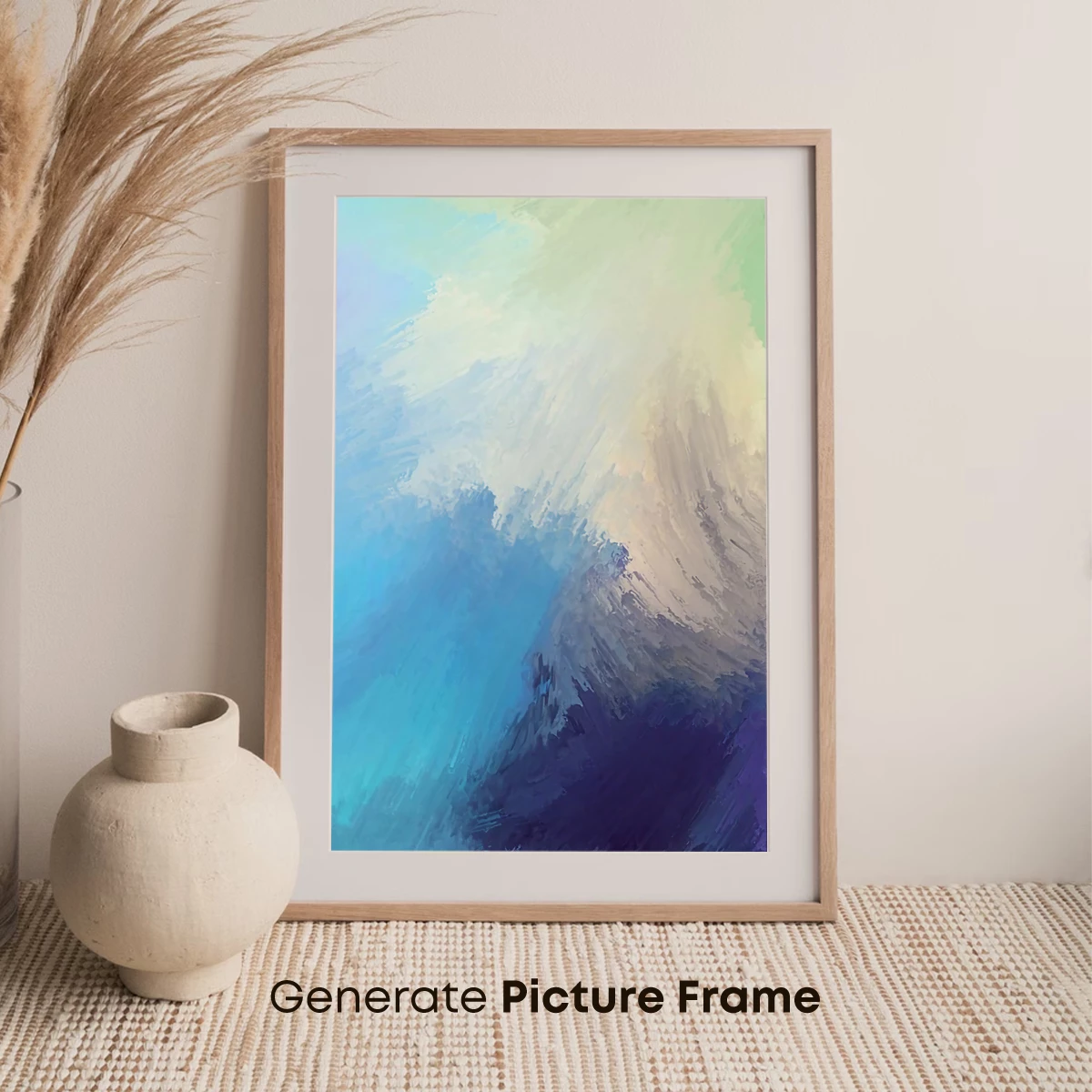 Abstract Brushstroke Symphony: Color Fusion - Image 7